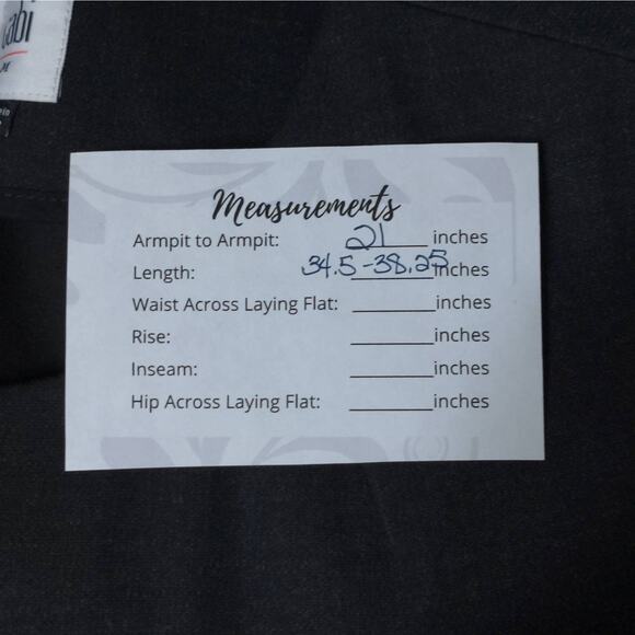 Cabi Drafting Vest 3178 Black Sleeveless Open Front Split Hem Career Pockets M - Picture 8 of 9